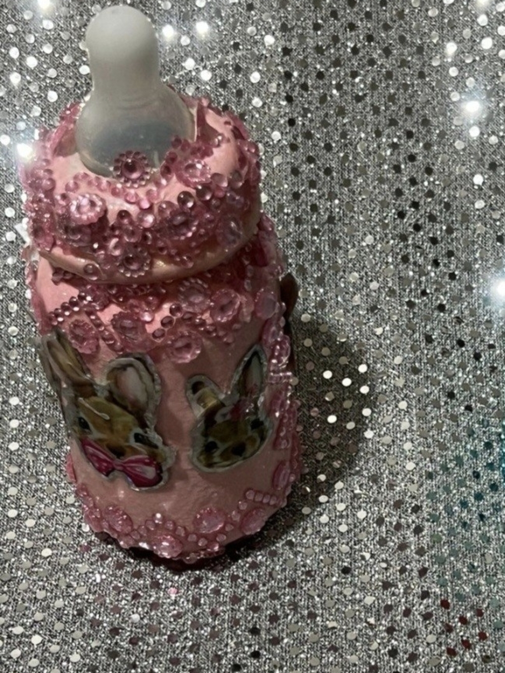 Decorative Pink Reborn Doll Bottle